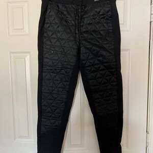 Women’s Eddie Bauer Black Quilted Pants Small